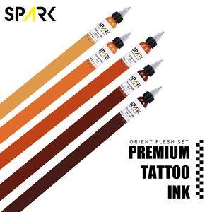 Spark Venta al por mayor Flesh Tone Color Set Skin Color Set 30ML Color orgánico Pigmento no tóxico Original <span class=keywords><strong>Studio</strong></span> <span class=keywords><strong>Tattoo</strong></span> <span class=keywords><strong>Ink</strong></span> - Product Image 2