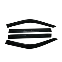 Protector de lluvia acrílico duradero para coche, deflectores de ventana, visera de ventana, viseras de lluvia para Toyota Tundra Crew Max 2022, accesorios exteriores