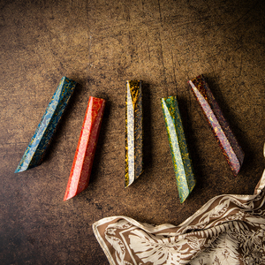 Tay cầm dao Grandsharp tự làm, nghệ thuật sơn mài, dành cho bộ dao bếp, chất lượng cao, kiểu dáng hiện đại, tay cầm dao sơn mài - Product Image 3