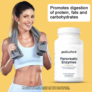 Capsules d'enzymes pancréatiques naturelles à haute puissance - Enzymes digestives OEM, probiotiques, vitamines, complément alimentaire pour adultes **pcs/bouteille - Product Image 2