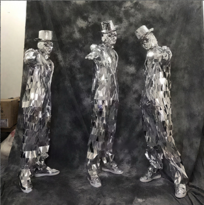 Costume de miroir réfléchissant sur mesure ODM, directement de l'usine, pour la location d'événements et l'utilisation par les entreprises de divertissement - Product Image 1
