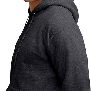 Sweat-shirts d'hiver pour hommes sur mesure Y2K, jersey uni, 100% polyester, teint en pièce, doublé, séchage rapide avec impression par transfert thermique et impression en relief - Product Image 2