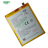 Baterai Lithium Pengganti NIBT BL-34BX untuk Ponsel 3400mAh, Baterai untuk Infinix Smart 2 HD/X609/X609B Original