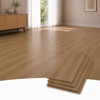 Lantai Laminasi Klik Tekstur Walnut Premium Matte Finish untuk Renovasi Kamar Tidur, Ruang Belajar, dan Dapur di Dalam Ruangan