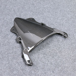 AKOSO-Pare-brise avant en fibre de carbone sèche 3K pour moto de course <span class=keywords><strong>Kawasaki</strong></span> Ninja ZX-4R ZX-4RR 2020 + - Product Image 5