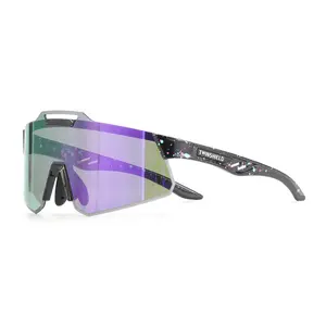 Lunettes de soleil de vélo polarisées flottantes unisexes personnalisées lunettes de soleil de sport lunettes de soleil lentes deportivos cyclisme