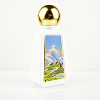 Vente en gros de 100 flacons de parfum en verre à bouchon à vis anti-fuite de 30 ml, 50 ml et 100 ml, avec pulvérisateur, impression sérigraphique, logo personnalisé BYRON