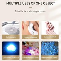 Lampe UV à pédale pour séchage rapide des extensions de cils, du nail art, de la colle à tatouer et pour usage en salon de beauté