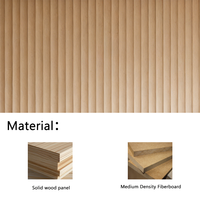 Panneau mural en bois massif, revêtement mural intérieur imperméable, panneau de plafond, panneau décoratif en lattes pour appartement, hôtel, vente en gros