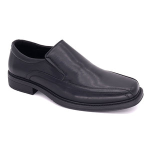 Chaussures habillées classiques haut de gamme personnalisées en cuir PU noir confortables pour hommes - Product Image 2