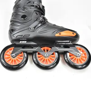 Adult 3 Big Wheels Inline Roller Skates Shoe