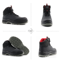 Vente directe d'usine, bottes de sécurité professionnelles S1, chaussures de sécurité antistatiques, souples, imperméables, en cuir, avec embout en acier, bottes de travail