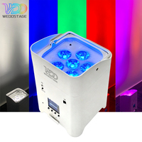 Projecteur LED Stroboscopique Rechargeable Wedostage 18W avec Contrôle DMX512, Lumières à Faisceau Puissant pour Mariages et Clubs