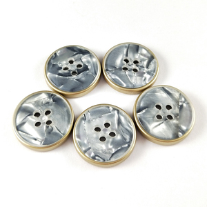 Chất Lượng Cao Mrt 4-Lỗ Nhựa Nhựa Vòng Phẳng Ưa Thích Nút Cho Phụ Nữ Của Áo Khoác Thiết Kế Mới Mạ Kỹ Thuật Làm Sạch Khô - Product Image 3