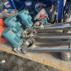 Paslanmaz çelik endüstriyel tuz asansör, granül tozu vidalı konveyör - Product Image 6