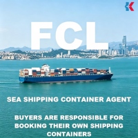 Transitaire maritime FCL Chine, logistique océanique port-à-port, service d'expédition maritime en conteneurs complets 20GP, 40GP, 40HQ
