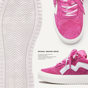 Chaussures M Element Bread Board à lacets, dessus en nubuck, couleur fruit du dragon, durables, unisexes, tendance - Product Image 4
