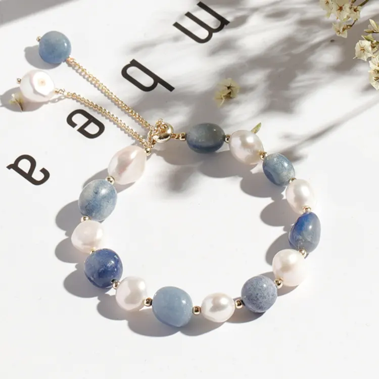 Abalorios de joyería de perlas de la suerte de Jade, pulsera con amuleto de rubí de la suerte, lapislázuli, cristal de amatista, pulsera de cuentas de jade natural