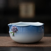Ensemble Matcha Écologique en Porcelaine d'Origine Fujian, Nouveau Design Japandi Westgreen, Bol à Bec en Céramique Glacée au Four, Outils Chasen en Bambou, 4 Pièces