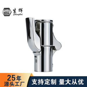 ข้อต่อท่อแบบพับได้ขนาด 22 มม. ยี่ห้อ Shining แบบ Snap Fit Quick Connect ผลิตจากสแตนเลส 316 ชนิดตรง - Product Image 3