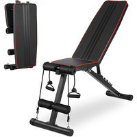 Banc de musculation réglable pour l'entraînement complet du corps Banc de presse pliable de banc d'haltères de musculation à domicile