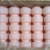 Nouvelle Gamme de Pots Crème et Masque en HDPE Rose 250g, et Flacons Pompe Lotion Shampooing en Plastique Rose 100ml, 200ml, 300ml
