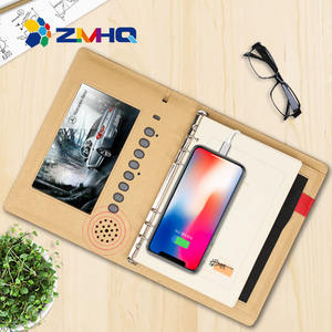 Notebook formato A5-power bank grande funzione notebook power bank smart notebook con schermo video 7'' - Product Image 6