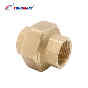 Pièces de plomberie OEM TUBOMART 1/2\", 3/4\" Raccords en laiton à visser généraux Union femelle pour tuyaux multicouches en <span class=keywords><strong>cuivre</strong></span>, PEX, PAP avec ISO - Product Image 4