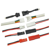 20 paires/lot de câbles connecteurs JST 2 broches mâle-femelle de 500 mm pour bande LED, jouet RC, batterie