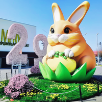 Personnalisé Animal Géant Magasin EPS Lapin Ours Polaire Aile Chien Sculptures En Mousse Produits Universels Styromousse Figure Moderne Dessin Animé