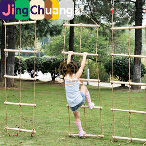 Equipo <span class=keywords><strong>de</strong></span> Escalada para Niños, para Interiores y Exteriores, con Cuerda, Escalera, Columpio y Anillas, para Jardín <span class=keywords><strong>de</strong></span> Infancia - Product Image 1
