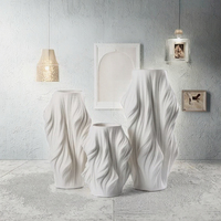 Pot de fleurs en céramique marbrée de haute qualité, durable, grand format, émaillé, pour intérieur et extérieur, design mignon, pour la maison, la pépinière, l'hôtel, le commerce