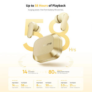 หูฟังแบบอินเอียร์ของ realme Air8 IPX5เอียร์บัดแบบกันน้ำพร้อมไฟ LED แสดงสถานะสำหรับเสียงระดับ Hi-Fi 5.4 lhdc - Product Image 5