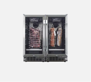 NOUVEAU! Réfrigérateur commercial de maturation à sec avec contrôle d'humidité intégré, 2 portes et 2 étagères - Réfrigérateur de maturation de viande - Product Image 3