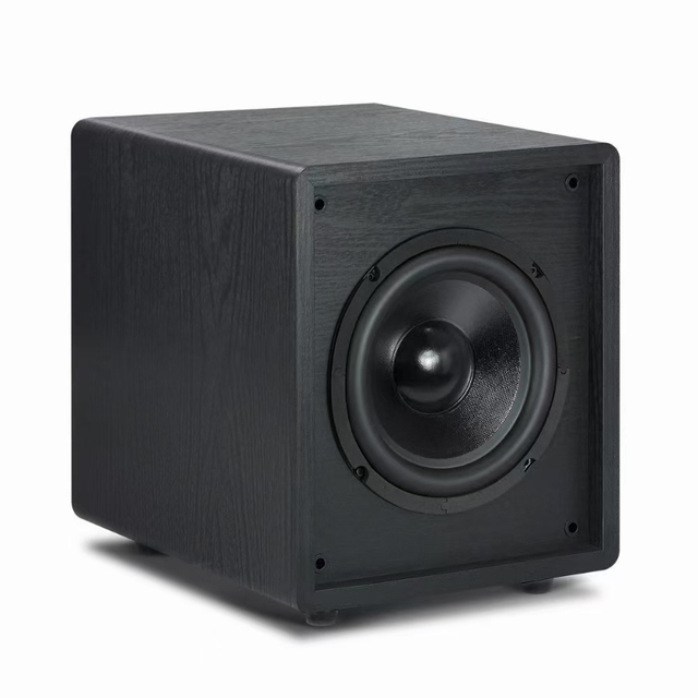 Ceiling Mount Speaker HiFi S08 8 Inch 100W Black Plastic Borderless Wired 1CH Active Subwoofer Public Address System HOME
