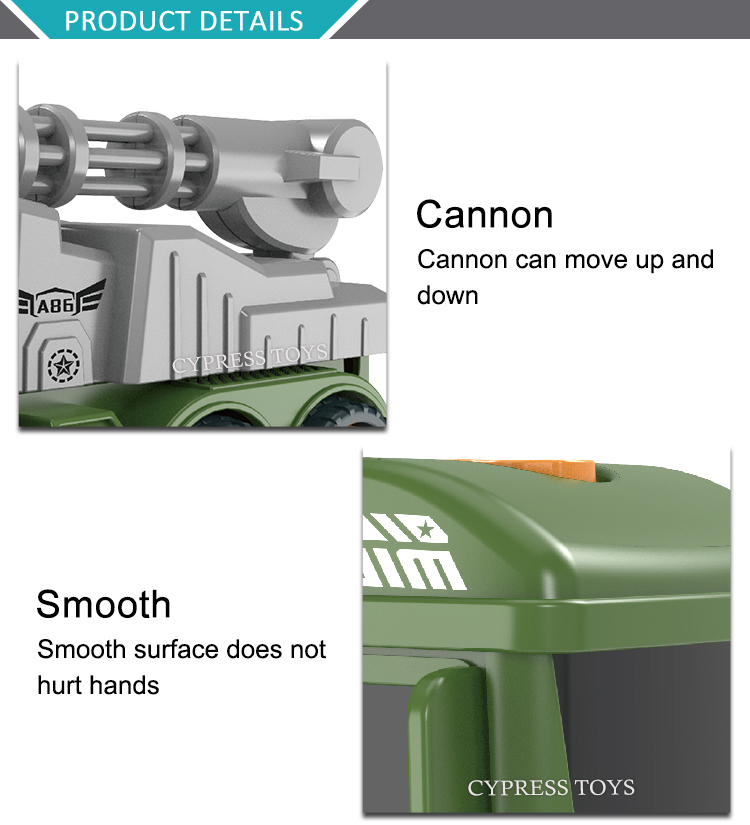 Wholesale Creative Military DIY Assembly Car Toys Take Apart Truck Toys