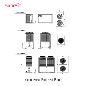 R32 Inverter Comercial <span class=keywords><strong>Piscina</strong></span> Calentador Bomba <span class=keywords><strong>de</strong></span> calor Aire a <span class=keywords><strong>agua</strong></span> - Product Image 6