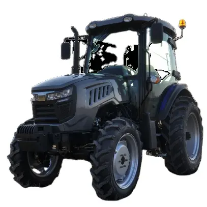 Chinese famous tractor 75HP 90HP EPA tractor with front loader/pallet fork/function four-in-one bucket