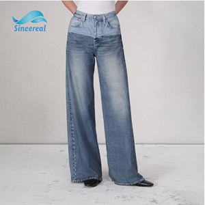 <span class=keywords><strong>Jeans</strong></span> da Donna Personalizzati Stile Casual Vintage a Vita Alta, Moda Trendy Street Style - Product Image 2