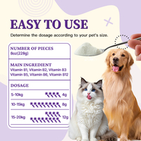 Poudre de supplément de vitamine B pour chiens et chats avec vitamine B1,B2,B3,B5,B6,B12 en OEMODM