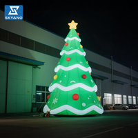 Sapin de Noël gonflable géant, modèle gonflable pour décorer les activités de Noël