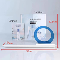 Présentoir de Comptoir LED Coloré en Acrylique Personnalisé pour Maquillage, Cigarettes et Parfums – Logo Personnalisé, Design Moderne