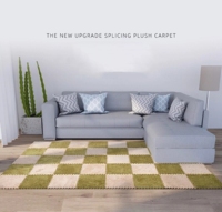 Tapis de puzzle en mousse EVA personnalisé, tapis en fourrure, tapis de puzzle en mousse pelucheuse