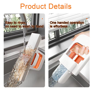 Outils de nettoyage domestique tendance : Mini serpillière de bureau portable pour nettoyage humide et sec des comptoirs, salles de bain et cuisines - Product Image 5