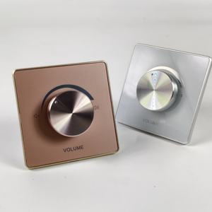 Amplificateur audio stéréo professionnel pour musique d'ambiance domestique, montage mural, adaptateur d'impédance 8 ohms, contrôleur de volume pour haut-parleur haute puissance - Product Image 1