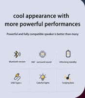 Chargeur sans fil 3-en-1 15W, Enceinte Bluetooth, Machine à sons apaisants RGB, Lampe de chevet, Réveil décoratif