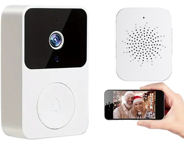 Wifi Hd Video Door Phone Smart Camera Doorbell with Chime Battery Powered Doorbell Camera Wifi Video Doorbell