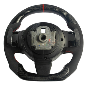 Volant sport en fibre de carbone personnalisé pour <span class=keywords><strong>Fiat</strong></span> <span class=keywords><strong>500</strong></span> 500C Abarth 124 Spider <span class=keywords><strong>500</strong></span> 500C 595 595C 695 695C Alcantara - Product Image 6