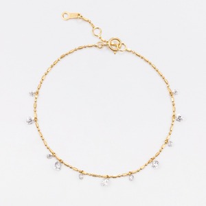 Bracelet chaîne en or blanc massif 18 carats de luxe avec diamant de laboratoire taille cœur de 0,94 ct |   Chaîne avec diamant de laboratoire taille cœur - Product Image 1