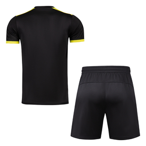Volwassen Voetbal Scheidsrechter Stelt Mannen Professionele Ademende Voetbal Scheidsrechter Uniform Voetbal Scheidsrechter Jersey - Product Image 3